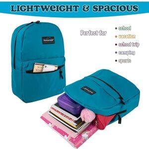 Backpacks with Adjustable Padded Straps|School Backpacks for Girls, Boys- Blue